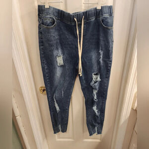 Stretchy skinny jeans size 4XL brand unknown